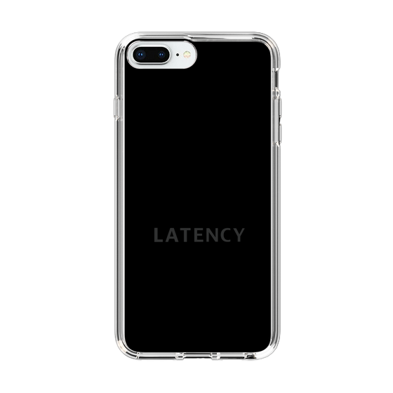 スリムプロテクションケース［ LATENCY - Logotype - Black ］
