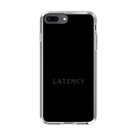 スリムプロテクションケース［ LATENCY - Logotype - Black ］