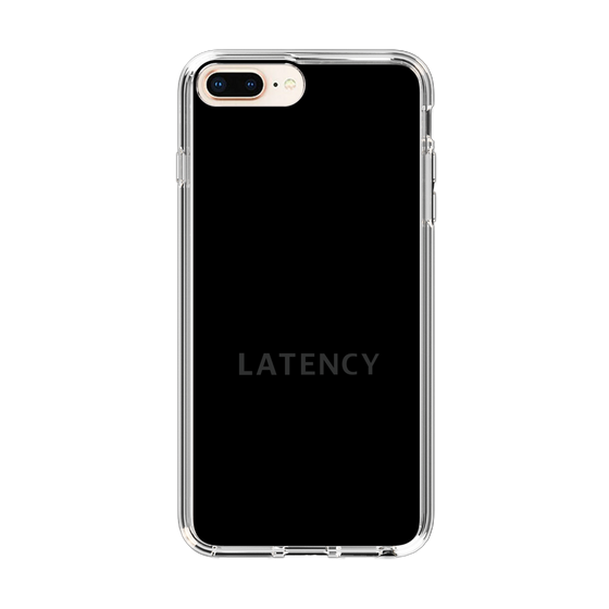 スリムプロテクションケース［ LATENCY - Logotype - Black ］