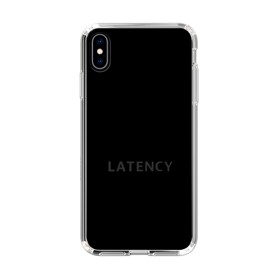 スリムプロテクションケース［ LATENCY - Logotype - Black ］