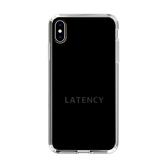 スリムプロテクションケース［ LATENCY - Logotype - Black ］