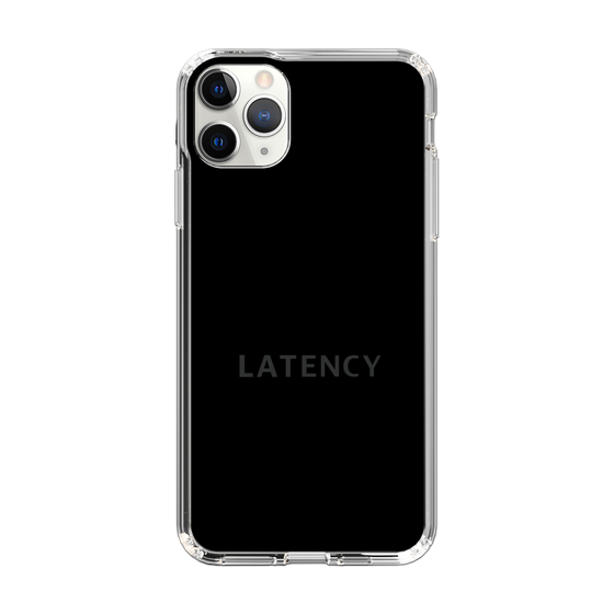 スリムプロテクションケース［ LATENCY - Logotype - Black ］