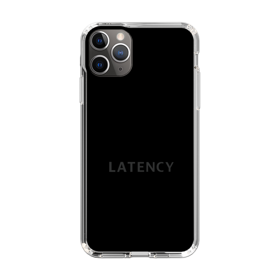 スリムプロテクションケース［ LATENCY - Logotype - Black ］