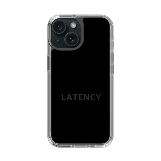 スリムプロテクションケース［ LATENCY - Logotype - Black ］