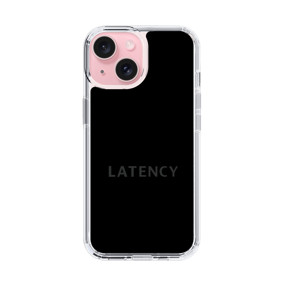 スリムプロテクションケース［ LATENCY - Logotype - Black ］