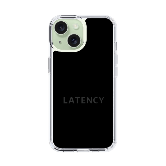 スリムプロテクションケース［ LATENCY - Logotype - Black ］