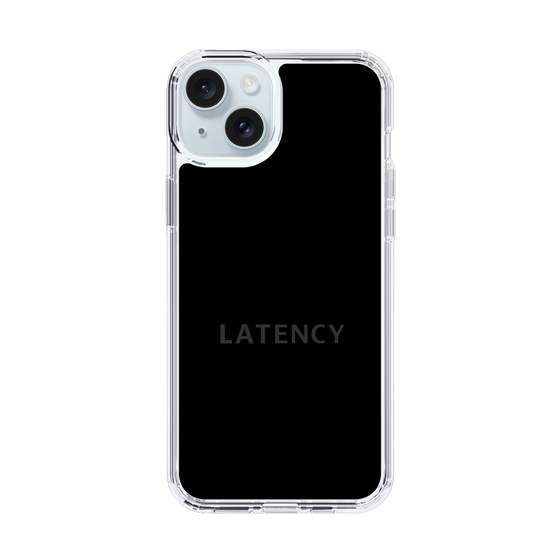 スリムプロテクションケース［ LATENCY - Logotype - Black ］
