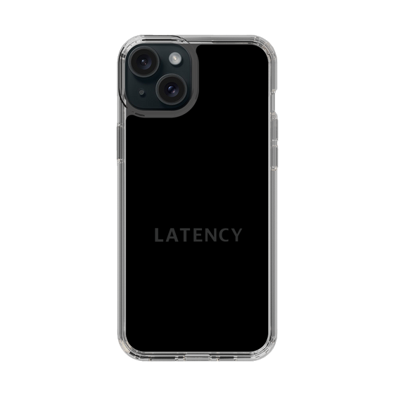 スリムプロテクションケース［ LATENCY - Logotype - Black ］