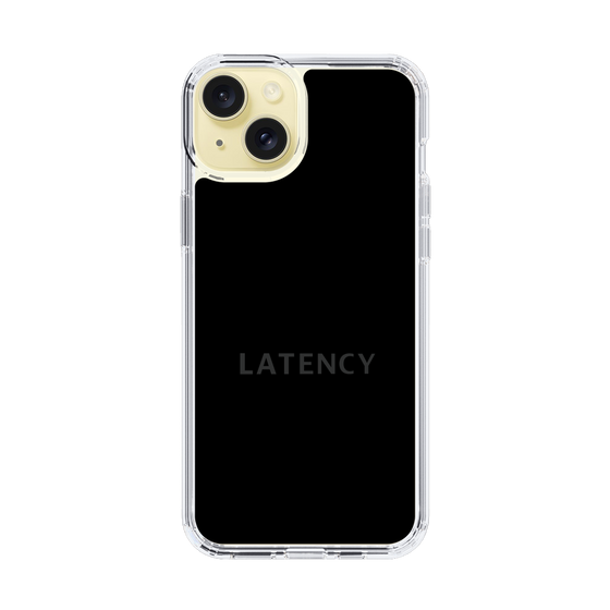 スリムプロテクションケース［ LATENCY - Logotype - Black ］