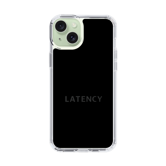 スリムプロテクションケース［ LATENCY - Logotype - Black ］