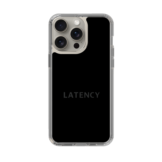 スリムプロテクションケース［ LATENCY - Logotype - Black ］