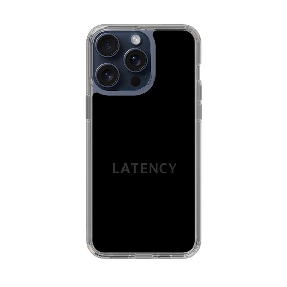 スリムプロテクションケース［ LATENCY - Logotype - Black ］