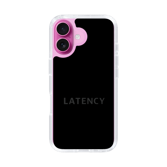 スリムプロテクションケース［ LATENCY - Logotype - Black ］