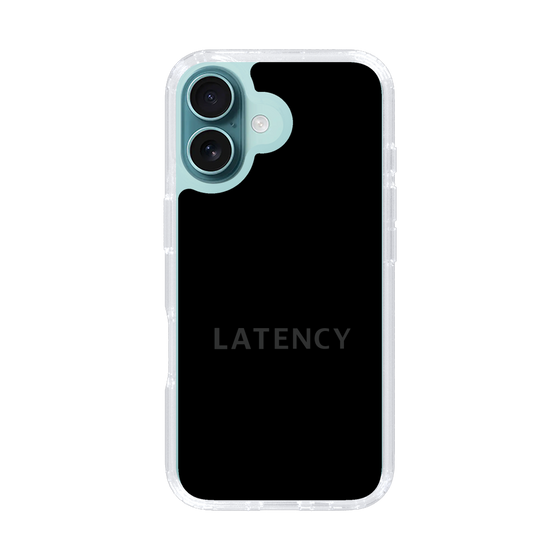 スリムプロテクションケース［ LATENCY - Logotype - Black ］