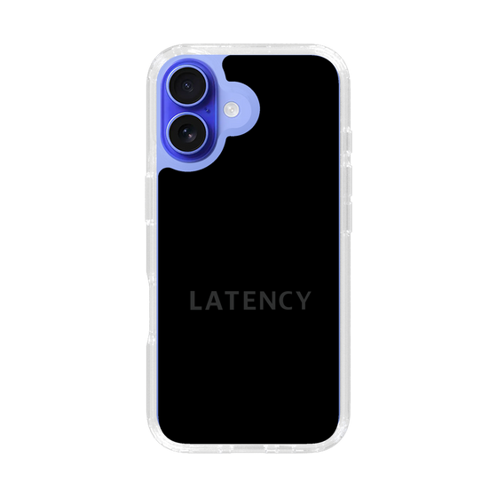 スリムプロテクションケース［ LATENCY - Logotype - Black ］