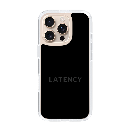 スリムプロテクションケース［ LATENCY - Logotype - Black ］