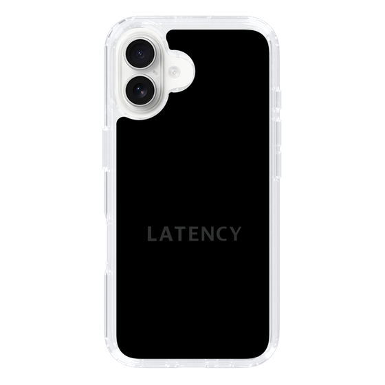 スリムプロテクションケース［ LATENCY - Logotype - Black ］