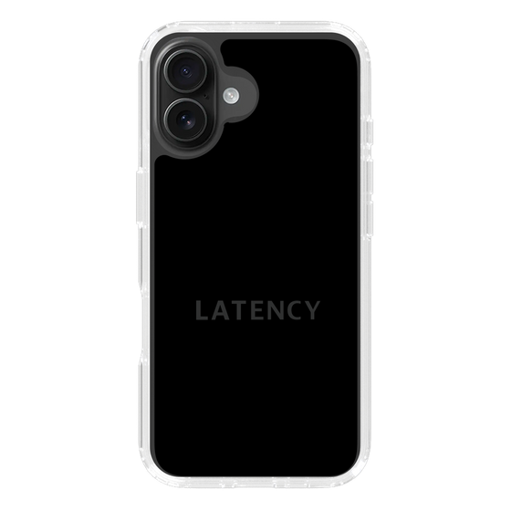 スリムプロテクションケース［ LATENCY - Logotype - Black ］