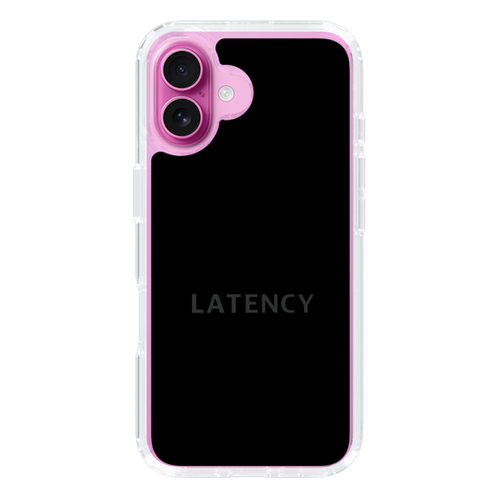 スリムプロテクションケース［ LATENCY - Logotype - Black ］