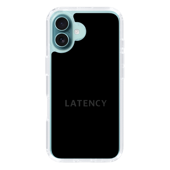 スリムプロテクションケース［ LATENCY - Logotype - Black ］