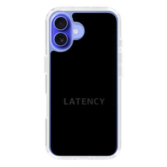 スリムプロテクションケース［ LATENCY - Logotype - Black ］