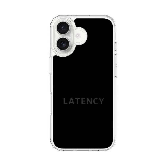 スリムプロテクションケース［ LATENCY - Logotype - Black ］