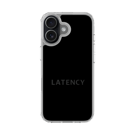 スリムプロテクションケース［ LATENCY - Logotype - Black ］