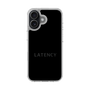 スリムプロテクションケース［ LATENCY - Logotype - Black ］