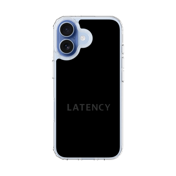 スリムプロテクションケース［ LATENCY - Logotype - Black ］