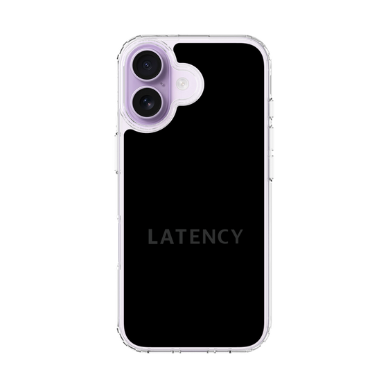 スリムプロテクションケース［ LATENCY - Logotype - Black ］