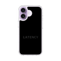 スリムプロテクションケース［ LATENCY - Logotype - Black ］