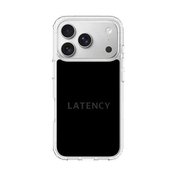 スリムプロテクションケース［ LATENCY - Logotype - Black ］