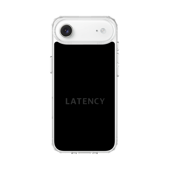 スリムプロテクションケース［ LATENCY - Logotype - Black ］