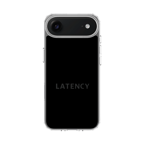 スリムプロテクションケース［ LATENCY - Logotype - Black ］