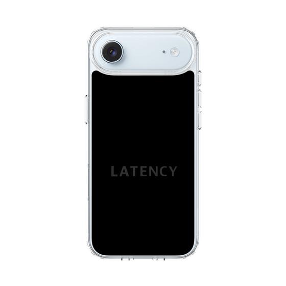 スリムプロテクションケース［ LATENCY - Logotype - Black ］