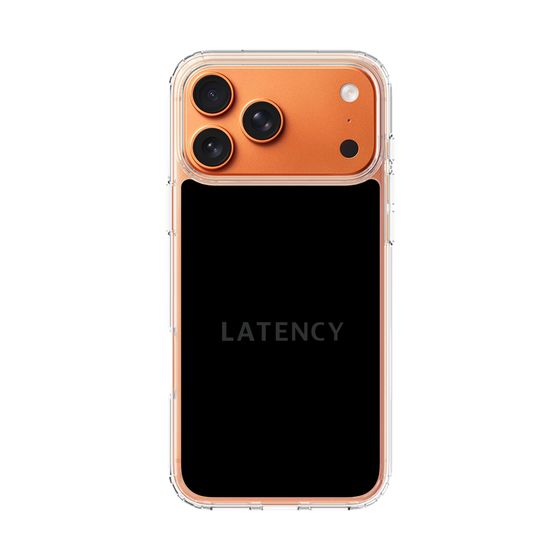 スリムプロテクションケース［ LATENCY - Logotype - Black ］