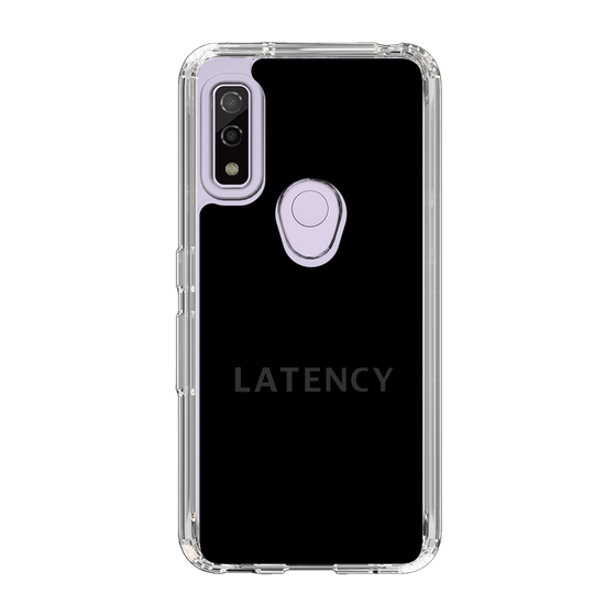 スリムプロテクションケース［ LATENCY - Logotype - Black ］