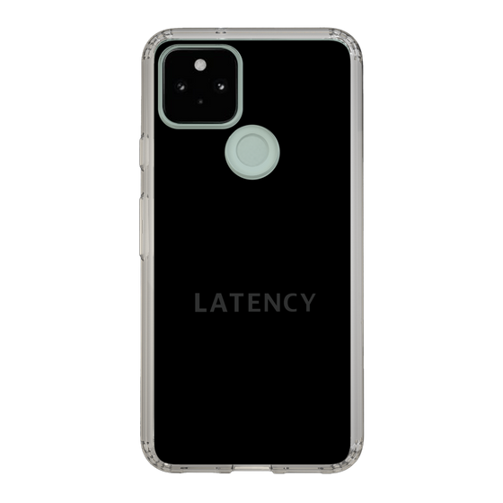 スリムプロテクションケース［ LATENCY - Logotype - Black ］