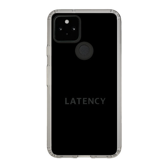 スリムプロテクションケース［ LATENCY - Logotype - Black ］
