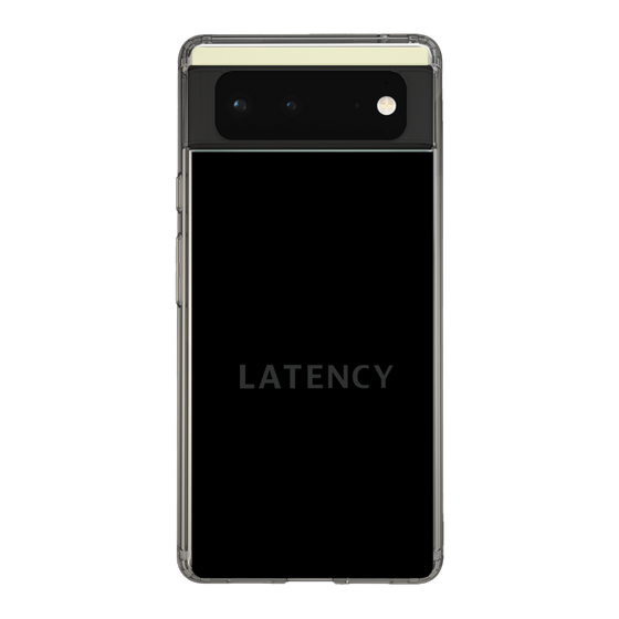 スリムプロテクションケース［ LATENCY - Logotype - Black ］