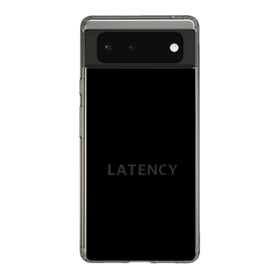 スリムプロテクションケース［ LATENCY - Logotype - Black ］
