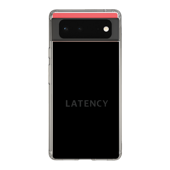 スリムプロテクションケース［ LATENCY - Logotype - Black ］