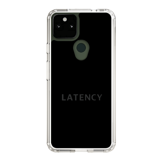 スリムプロテクションケース［ LATENCY - Logotype - Black ］