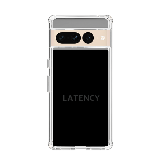 スリムプロテクションケース［ LATENCY - Logotype - Black ］