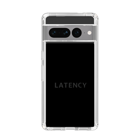 スリムプロテクションケース［ LATENCY - Logotype - Black ］
