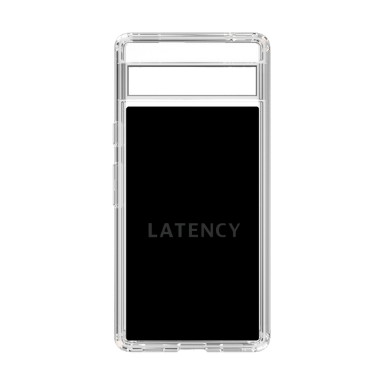 スリムプロテクションケース［ LATENCY - Logotype - Black ］