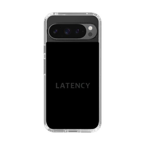スリムプロテクションケース［ LATENCY - Logotype - Black ］