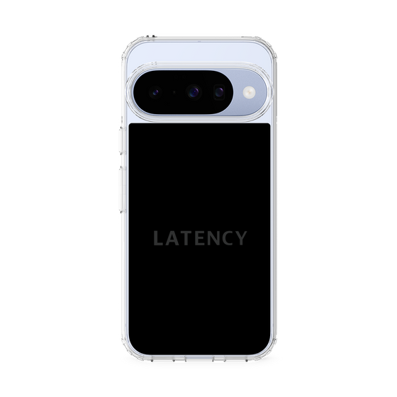 スリムプロテクションケース［ LATENCY - Logotype - Black ］