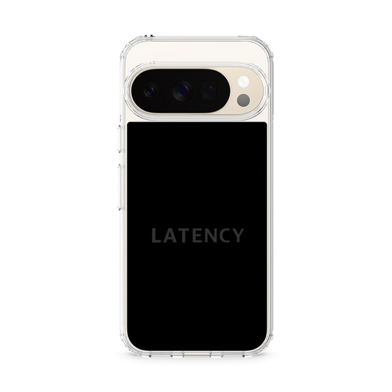 スリムプロテクションケース［ LATENCY - Logotype - Black ］