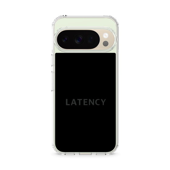 スリムプロテクションケース［ LATENCY - Logotype - Black ］